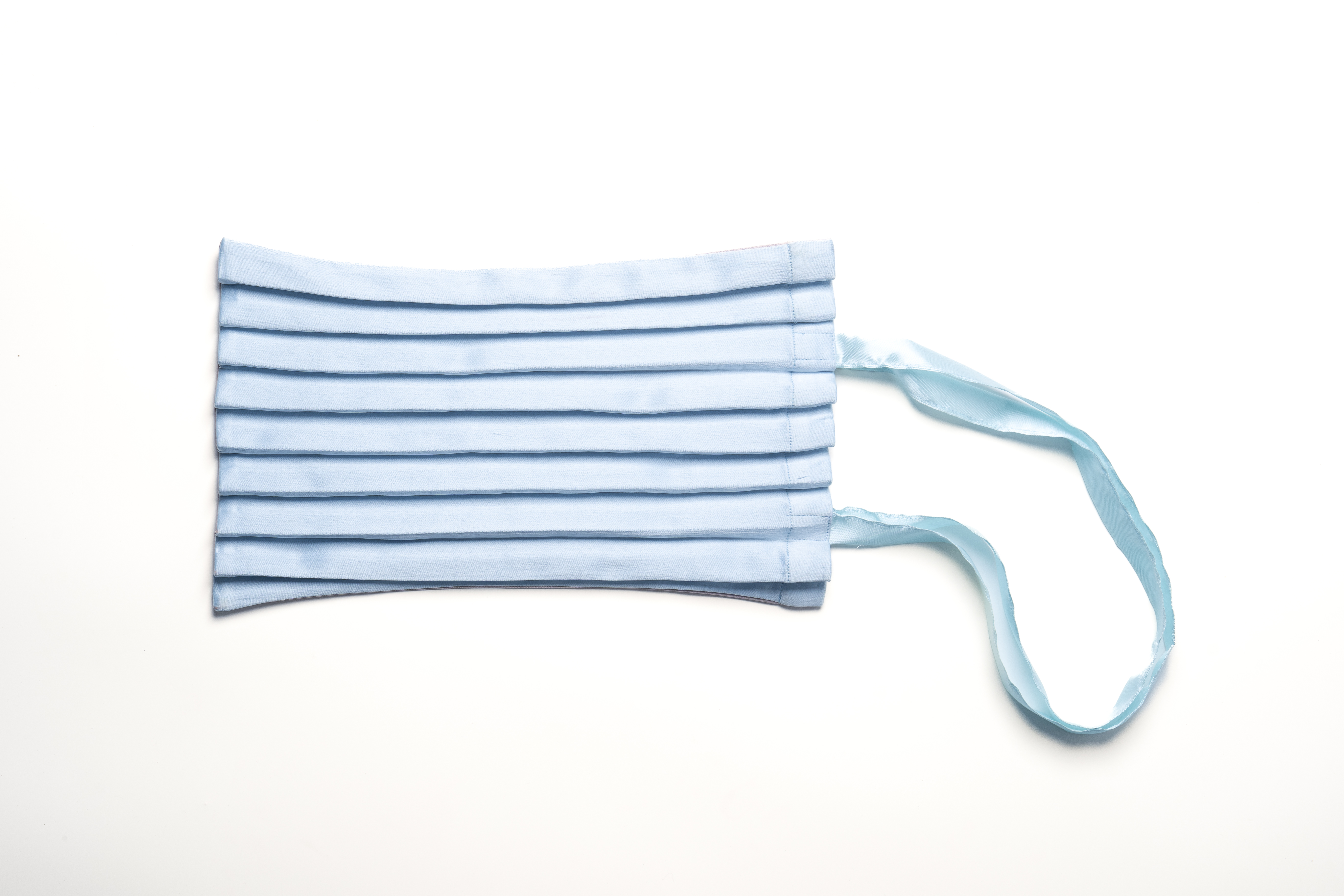 Hydra Sky - Light Blue Pleated Tote Bag image 2