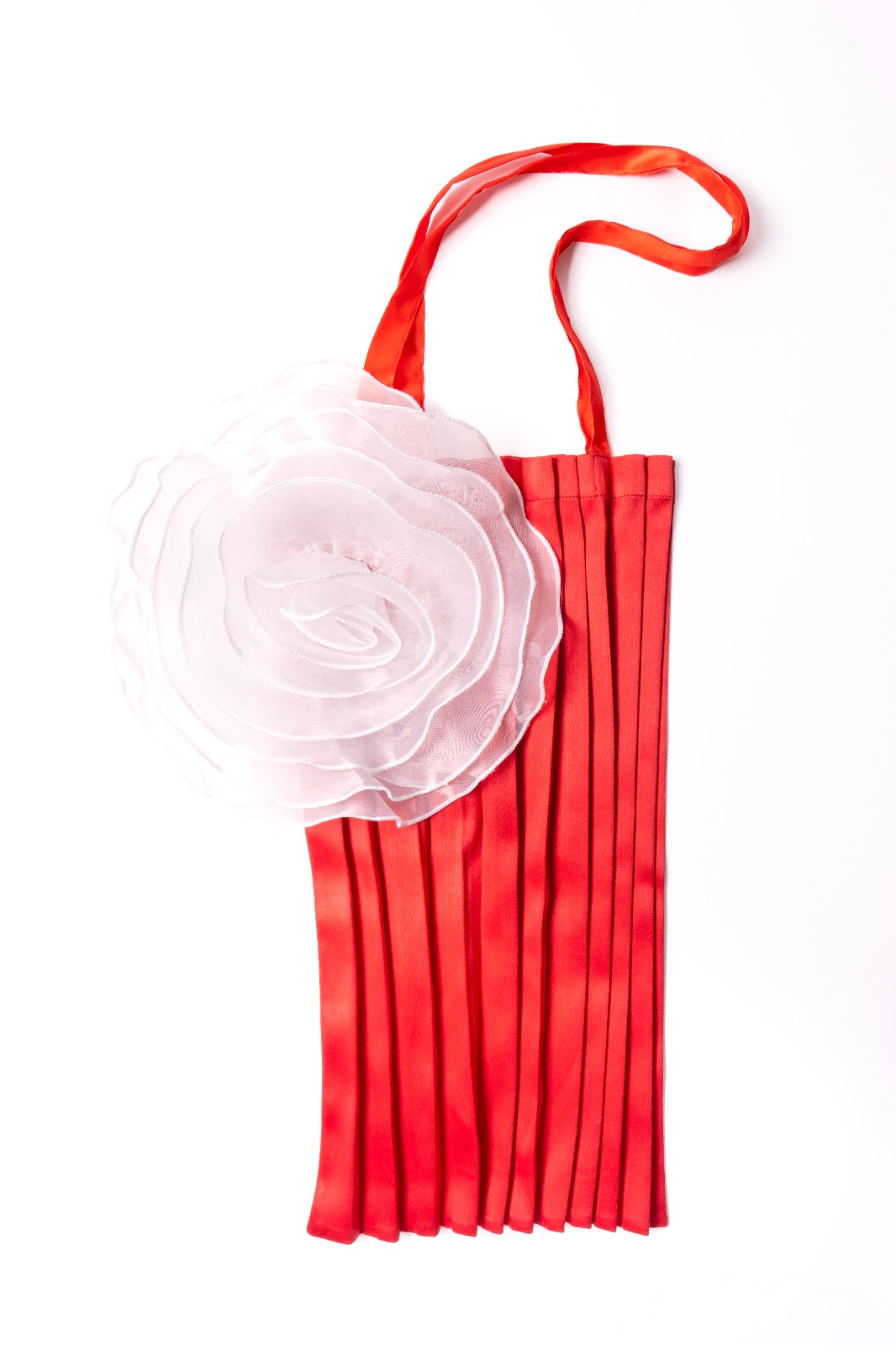 Limnos Sand Dunes - Red Pleated Tote Bag image 2