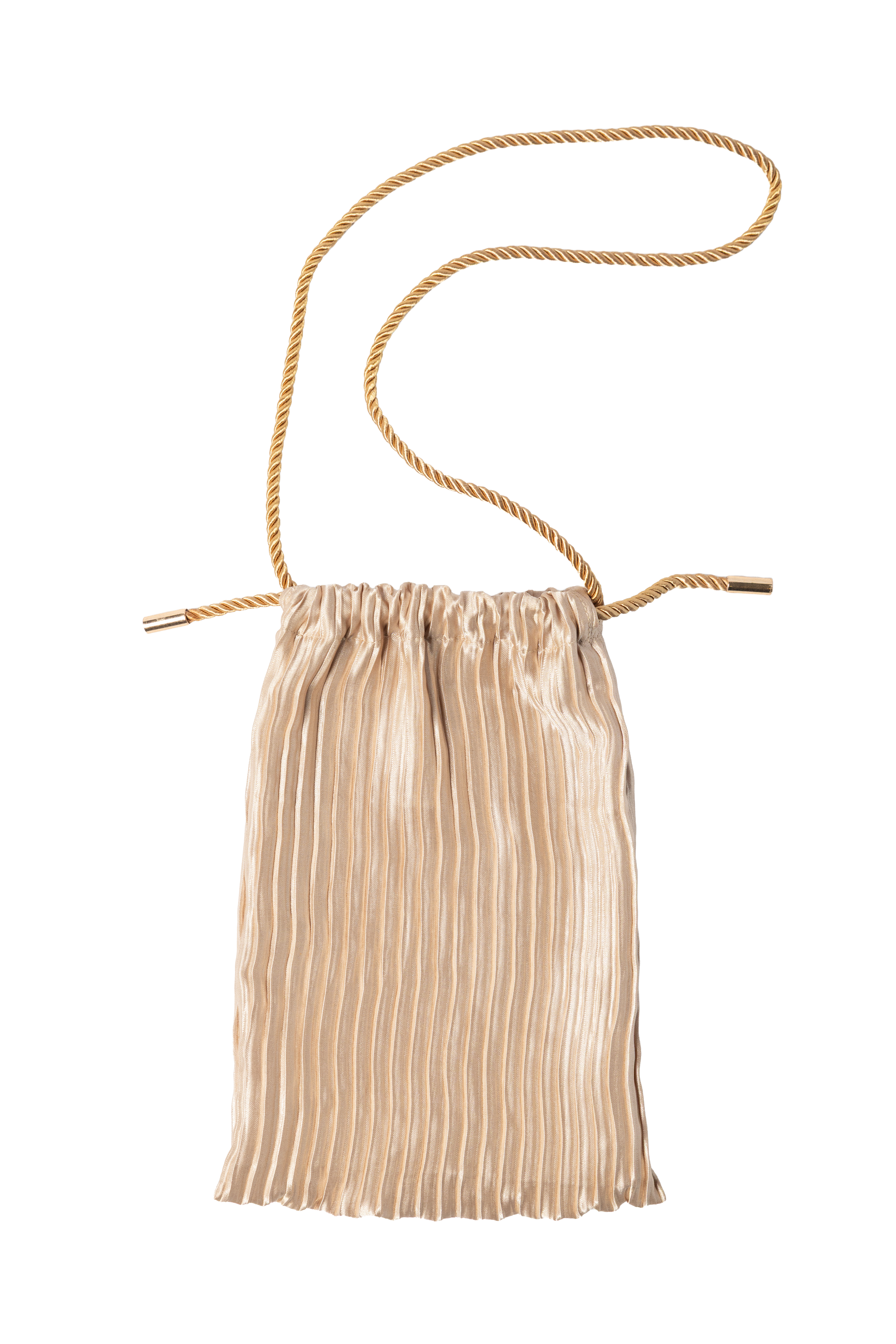Beige Pleated Cross Bag image 2